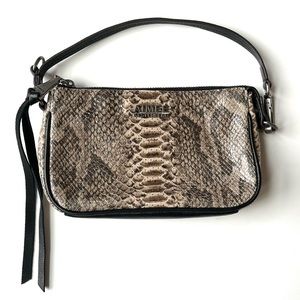 Aimee Kestenberg Leather Snakeskin Pouchette